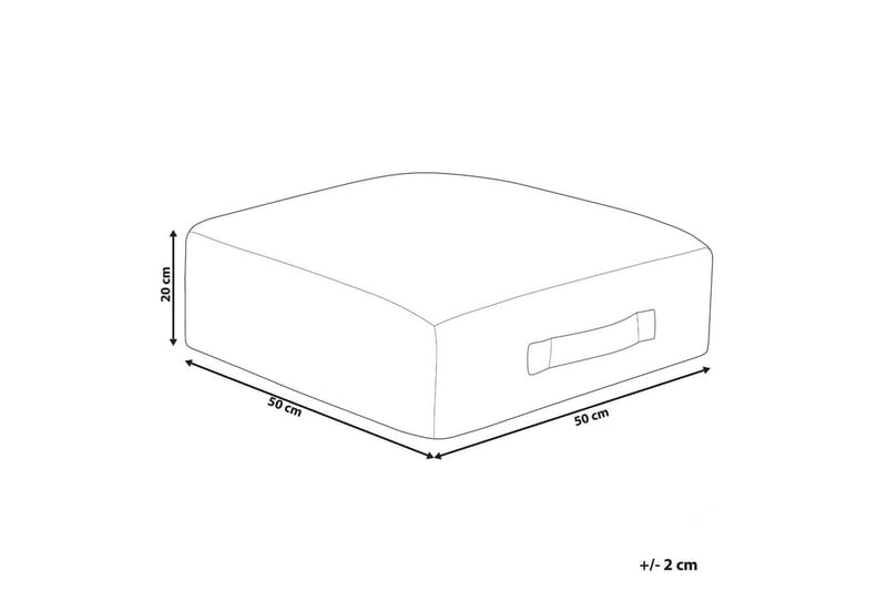 Golvkudde Shasa Röd - Röd - Utemöbler - Dynor - Övriga dynor