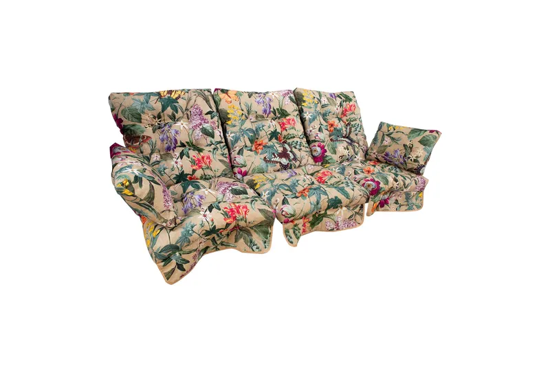 Amazonia Kuddar till Hammock 108x56x10 cm/3st Beige Blommig, undefined