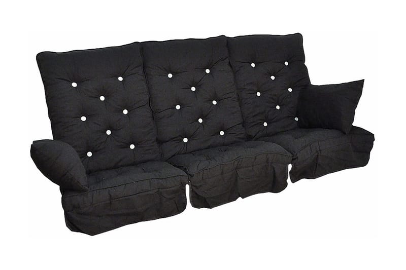 Hammockset Fritab Black - Utemöbler - Dynor - Hammockdynor