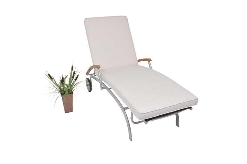 Hema Solsängsdyna - Vit - Utemöbler - Dynor - Dyna solsäng