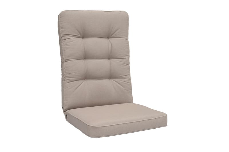 Dyna Hillerstorp Texas Hög Beige - Beige med vita kanter - Utemöbler - Dynor - Sittdynor & ryggdynor utemöbler