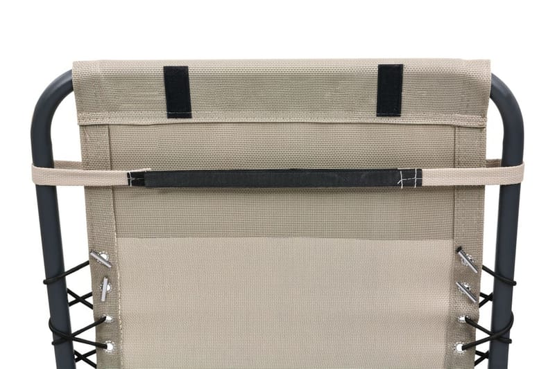 Nackstöd till Solstol gräddvit 40x7,5x15 cm textilene - Vit - Utemöbler - Loungemöbler - Loungestol utomhus