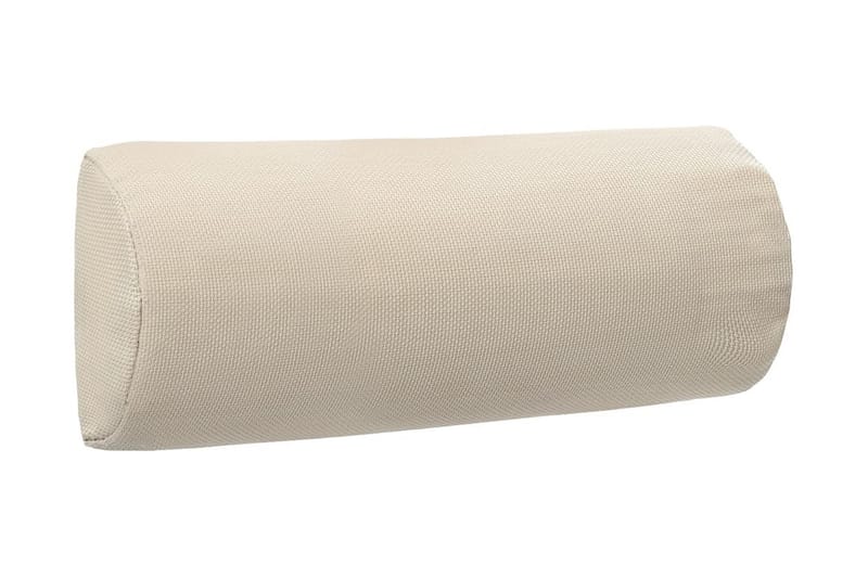 Nackstöd till Solstol gräddvit 40x7,5x15 cm textilene - Vit - Utemöbler - Loungemöbler - Loungestol utomhus
