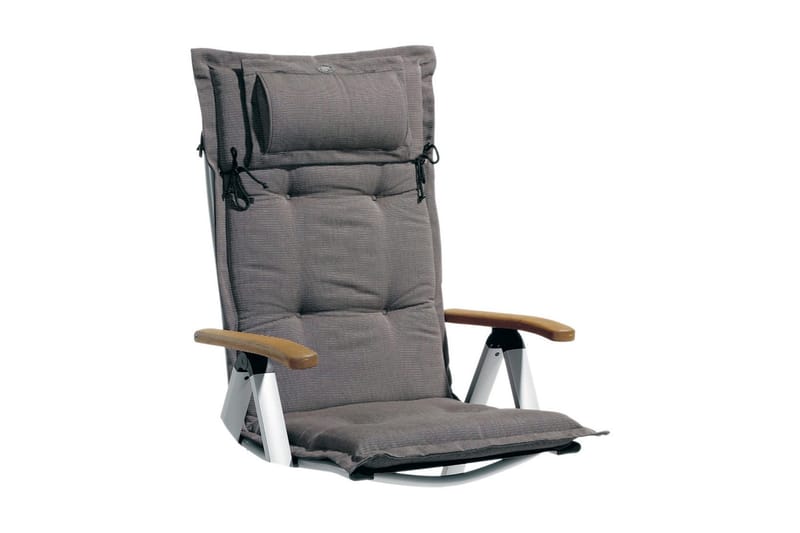 Positionsdyna Canyon med nackkudde Fritab Dark grey - Utemöbler - Dynor - Positionsdynor