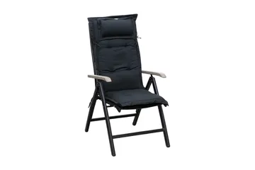 Positionsdyna Canyon med nackkudde Fritab Dark grey - Utemöbler - Dynor - Positionsdynor