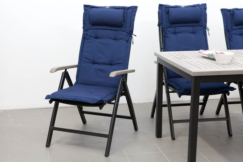 Positionsdyna Fritab Positionsdyna Canyon med nackkudde blue - Utemöbler - Dynor - Positionsdynor