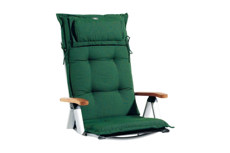 Positionsdyna Fritab Positionsdyna Canyon med nackkudde Grön - Utemöbler - Dynor - Positionsdynor