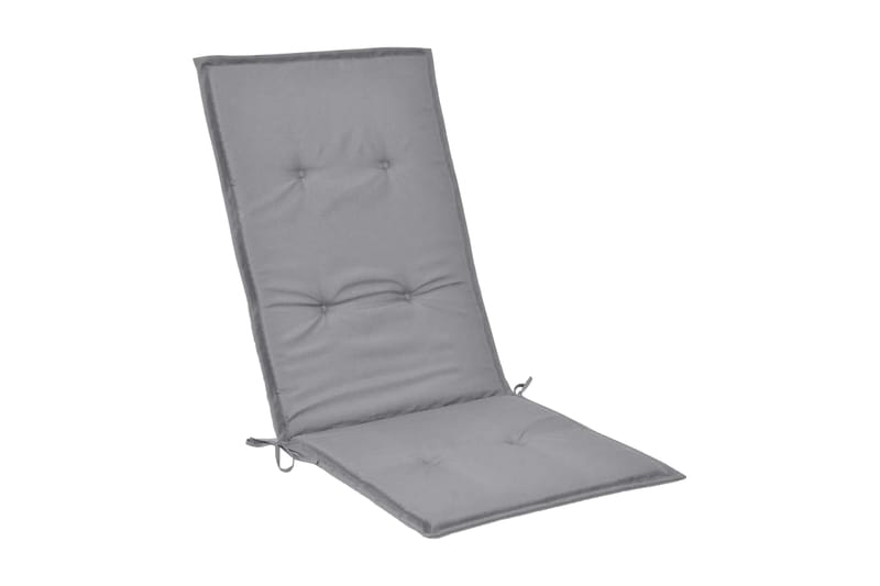 Stolsdynor för trädgården 2 st 120x50x3 cm grå - Grå - Utemöbler - Dynor - Sittdynor & ryggdynor utemöbler