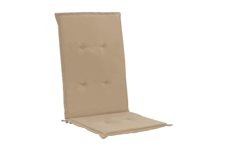 Stolsdynor för trädgården 2 st beige 120x50x3 cm - Beige - Positionsdynor