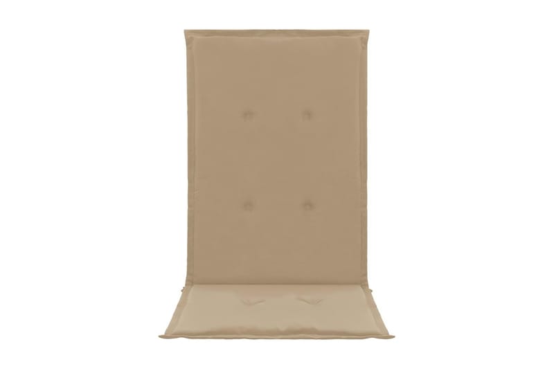 Stolsdynor för trädgården 2 st beige 120x50x3 cm - Beige - Positionsdynor