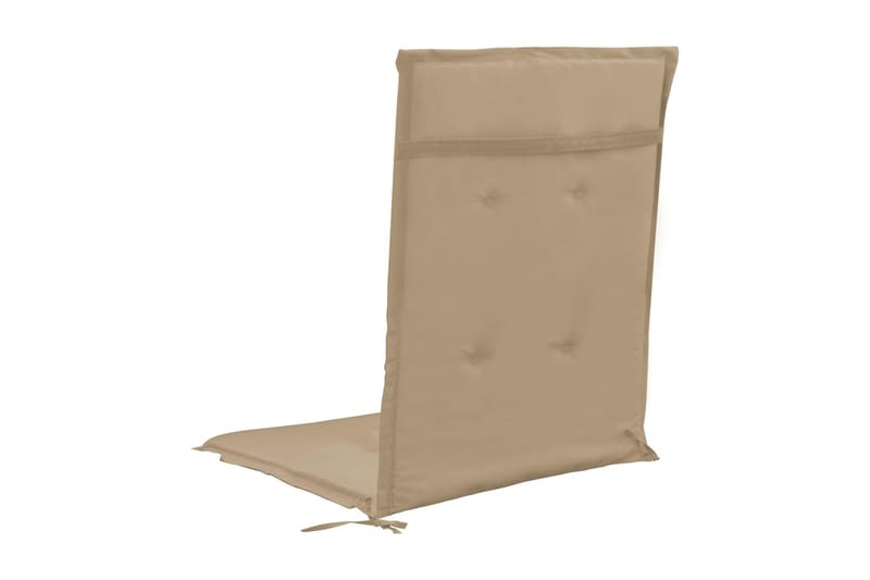 Stolsdynor för trädgården 2 st beige 120x50x3 cm - Beige - Positionsdynor