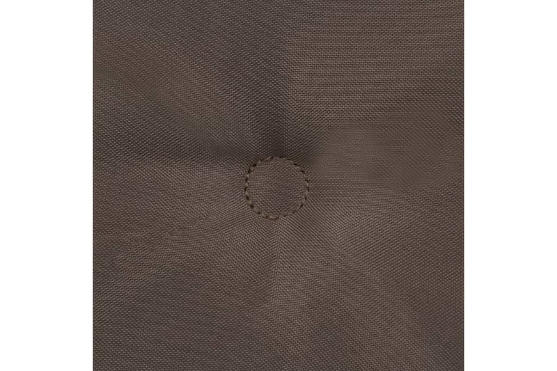 Stolsdynor för trädgården 2 st taupe 120x50x3 cm - Brun - Utemöbler - Dynor - Positionsdynor