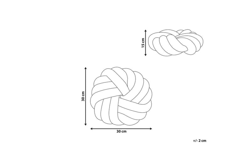Prydnadskuddar Akola Grå, Sammet - Grå, Sammet - Textil & mattor - Filtar, kuddar & plädar - Prydnadskudde & kuddfodral