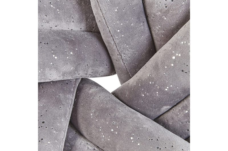 Prydnadskuddar Akola Grå, Sammet - Grå, Sammet - Textil & mattor - Filtar, kuddar & plädar - Prydnadskudde & kuddfodral