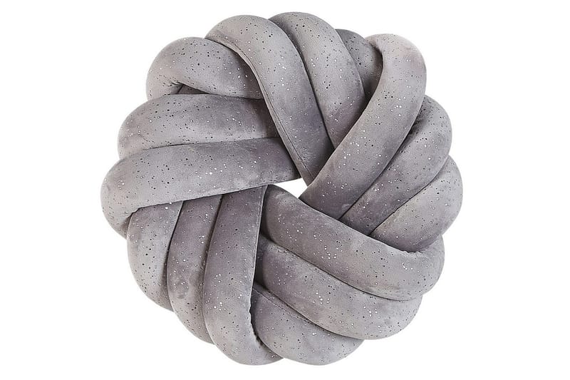 Prydnadskuddar Akola Grå, Sammet - Grå, Sammet - Textil & mattor - Filtar, kuddar & plädar - Prydnadskudde & kuddfodral