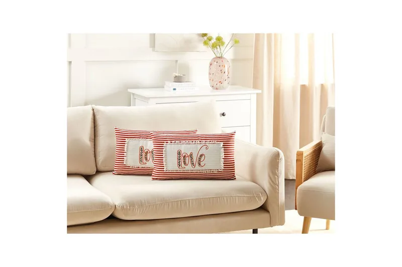 Prydnadskuddar Alsine set om 2 - Textil & mattor - Filtar, kuddar & plädar - Utekudde