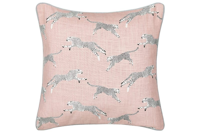 Prydnadskuddar Arales set om 2 Rosa/vit/svart/grå, Fyrkantig - Rosa/vit/svart/grå, Fyrkantig - Textil & mattor - Filtar, kuddar & plädar - Utekudde