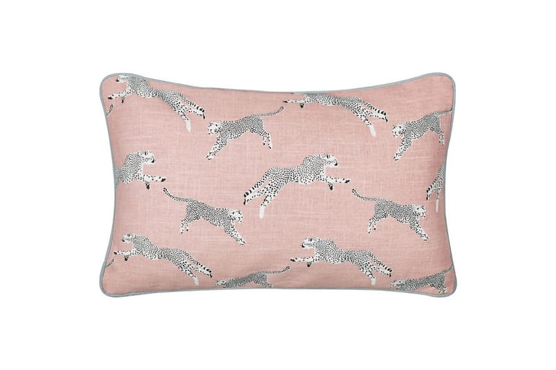 Prydnadskuddar Arales set om 2 Rosa/vit/svart/grå, Rektangulär - Rosa/vit/svart/grå, Rektangulär - Textil & mattor - Filtar, kuddar & plädar - Utekudde