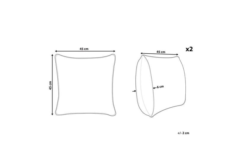 Prydnadskuddar Arbor set om 2 - Textil & mattor - Filtar, kuddar & plädar - Utekudde
