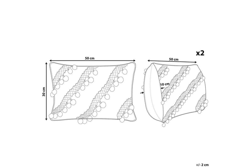 Prydnadskuddar Ayroor set om 2 - Textil & mattor - Filtar, kuddar & plädar - Prydnadskudde & kuddfodral