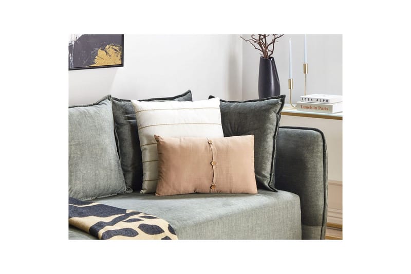 Prydnadskuddar Banori set om 2 Beige - Beige - Textil & mattor - Filtar, kuddar & plädar - Utekudde