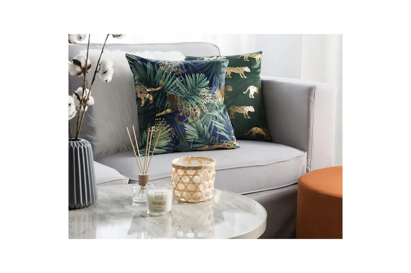 Prydnadskuddar Bellerose set om 2 - Textil & mattor - Filtar, kuddar & plädar - Utekudde