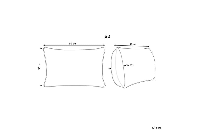 Prydnadskuddar Betula set om 2 - Textil & mattor - Filtar, kuddar & plädar - Prydnadskudde & kuddfodral
