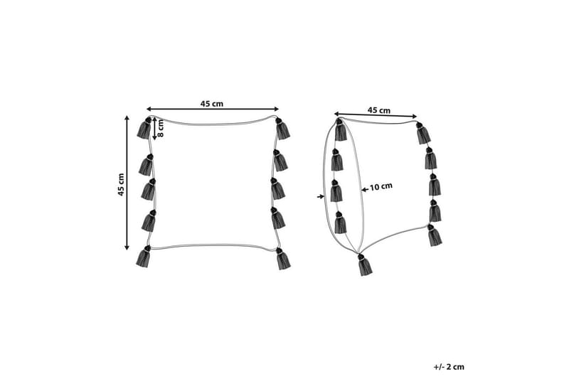 Prydnadskuddar Bouvardia - Textil & mattor - Filtar, kuddar & plädar - Utekudde