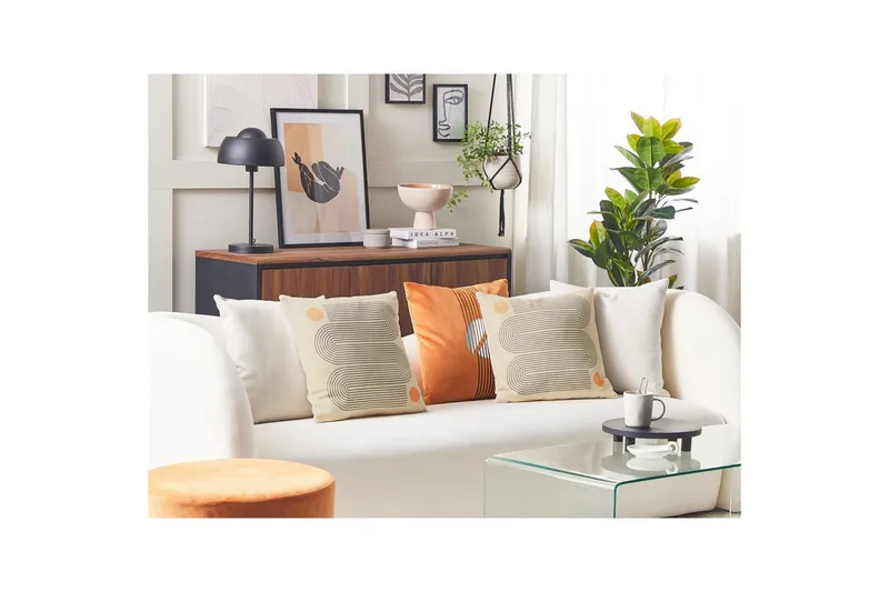 Prydnadskuddar Calibrachoa set om 2 - Textil & mattor - Filtar, kuddar & plädar - Utekudde