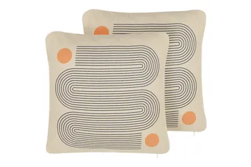 Prydnadskuddar Calibrachoa set om 2 - Textil & mattor - Filtar, kuddar & plädar - Utekudde
