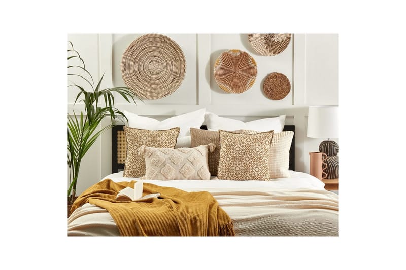 Prydnadskuddar Ceiba set om 2 Beige - Beige - Textil & mattor - Filtar, kuddar & plädar - Utekudde