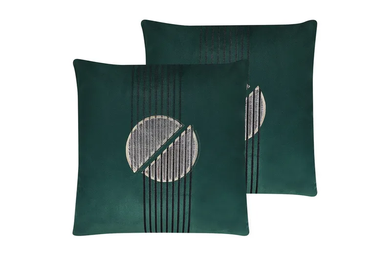 Prydnadskuddar Ceropegia set om 2 Grön - Grön - Textil & mattor - Filtar, kuddar & plädar - Utekudde