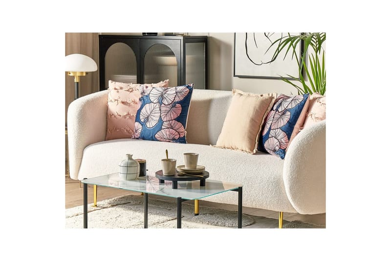 Prydnadskuddar Chrysanthemum set om 2 - Utemöbler - Dynor - Soffdynor & bänkdynor utemöbler