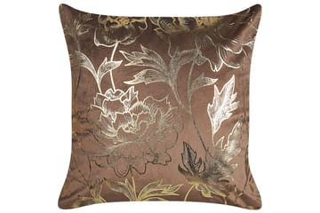 Prydnadskuddar Daffodil set om 2 Brun/Guld - Brun/Guld - Textil & mattor - Filtar, kuddar & plädar - Utekudde