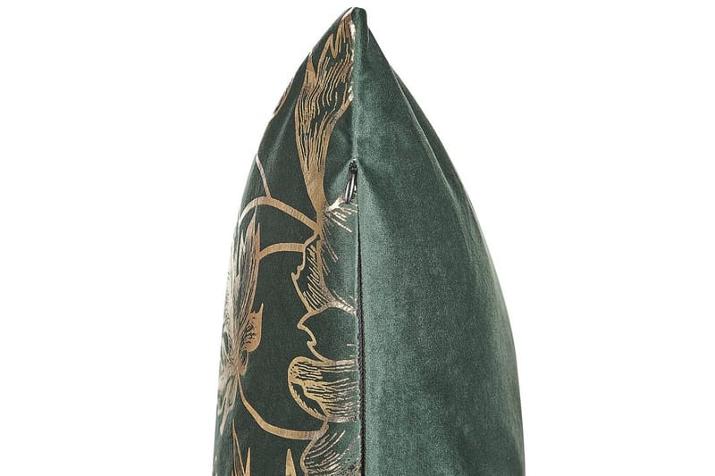 Prydnadskuddar Daffodil set om 2 Grön/guld - Grön/guld - Textil & mattor - Filtar, kuddar & plädar - Utekudde