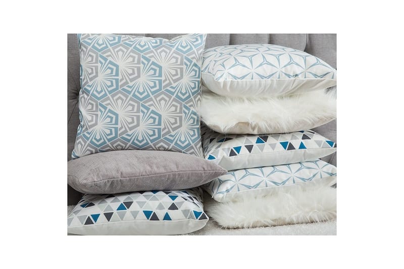 Prydnadskuddar Daisy set om 2 Beige - Beige - Textil & mattor - Filtar, kuddar & plädar - Prydnadskudde & kuddfodral