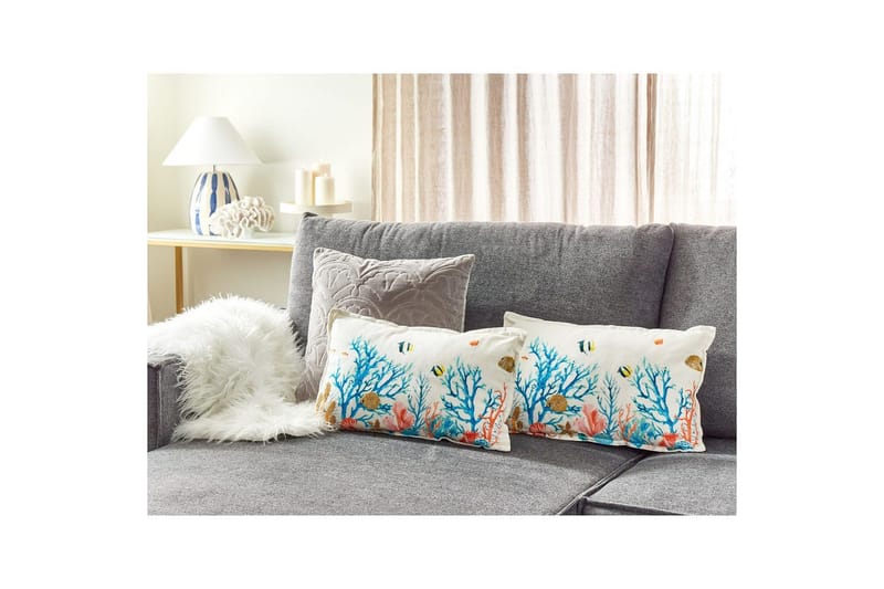 Prydnadskuddar Eelgrass set om 2 - Textil & mattor - Filtar, kuddar & plädar - Utekudde