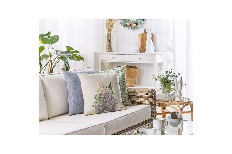 Prydnadskuddar Fatsia set om 2 - Textil & mattor - Filtar, kuddar & plädar - Utekudde