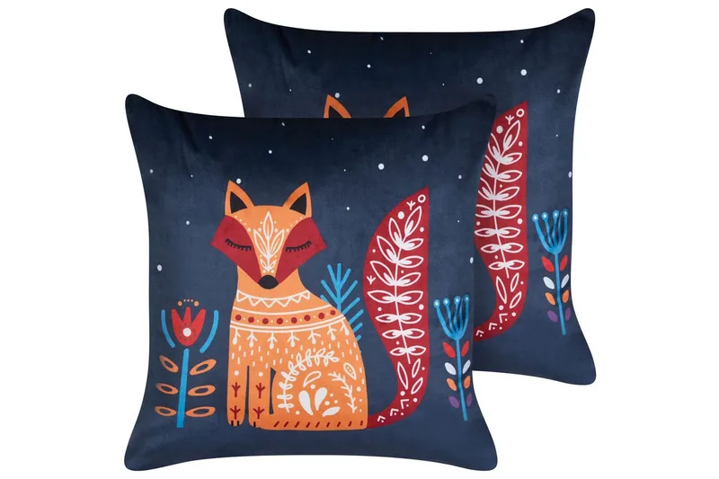 Prydnadskuddar Firespike set om 2, undefined