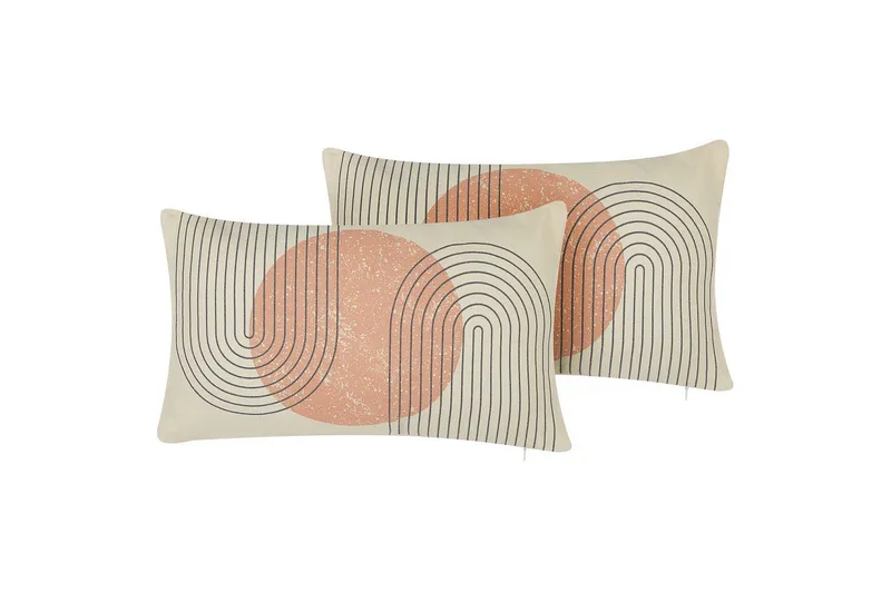 Prydnadskuddar Gerbera set om 2, undefined