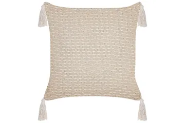 Prydnadskuddar Hakone set om 2 Beige, Fyrkantig - Beige, Fyrkantig - Textil & mattor - Filtar, kuddar & plädar - Utekudde