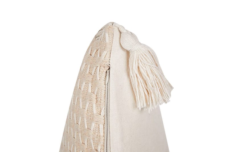 Prydnadskuddar Hakone set om 2 Beige, Fyrkantig - Beige, Fyrkantig - Utemöbler - Dynor - Soffdynor & bänkdynor utemöbler