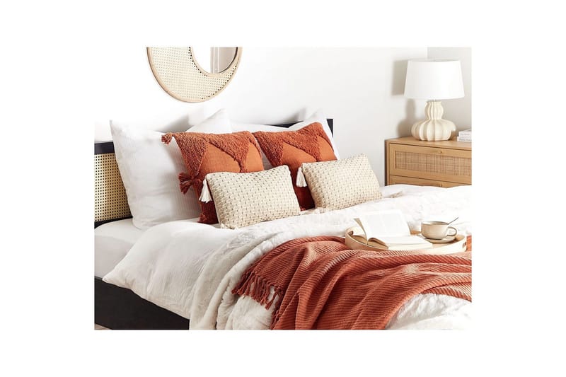 Prydnadskuddar Hakone set om 2 Beige, Rektangulär - Beige, Rektangulär - Textil & mattor - Filtar, kuddar & plädar - Utekudde