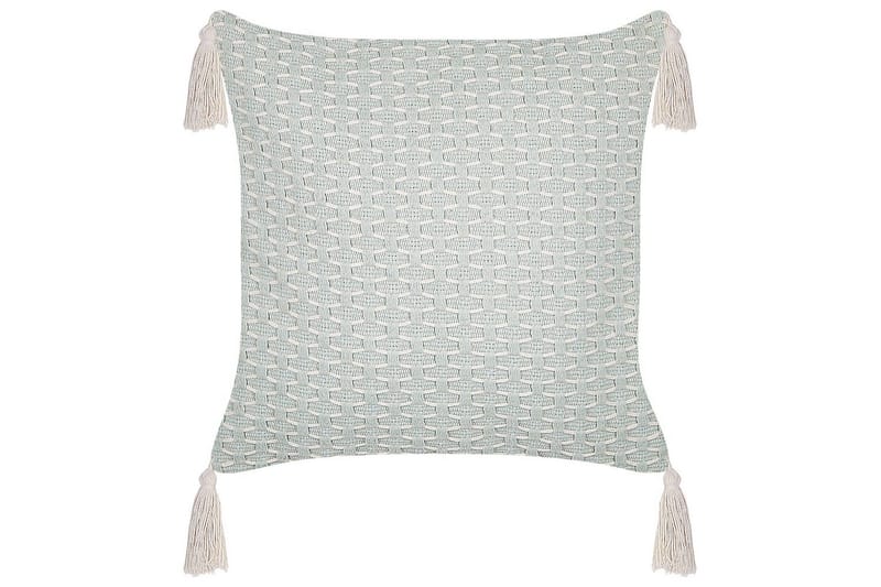 Prydnadskuddar Hakone set om 2 Grön/beige, Fyrkantig - Grön/beige, Fyrkantig - Textil & mattor - Filtar, kuddar & plädar - Utekudde