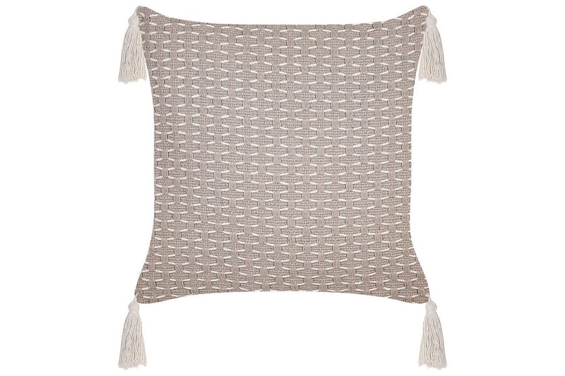 Prydnadskuddar Hakone set om 2 Taupe, Fyrkantig - Taupe, Fyrkantig - Utemöbler - Dynor - Soffdynor & bänkdynor utemöbler