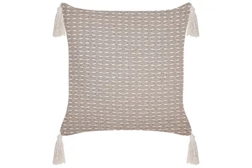 Prydnadskuddar Hakone set om 2 Taupe, Fyrkantig - Taupe, Fyrkantig - Textil & mattor - Filtar, kuddar & plädar - Utekudde