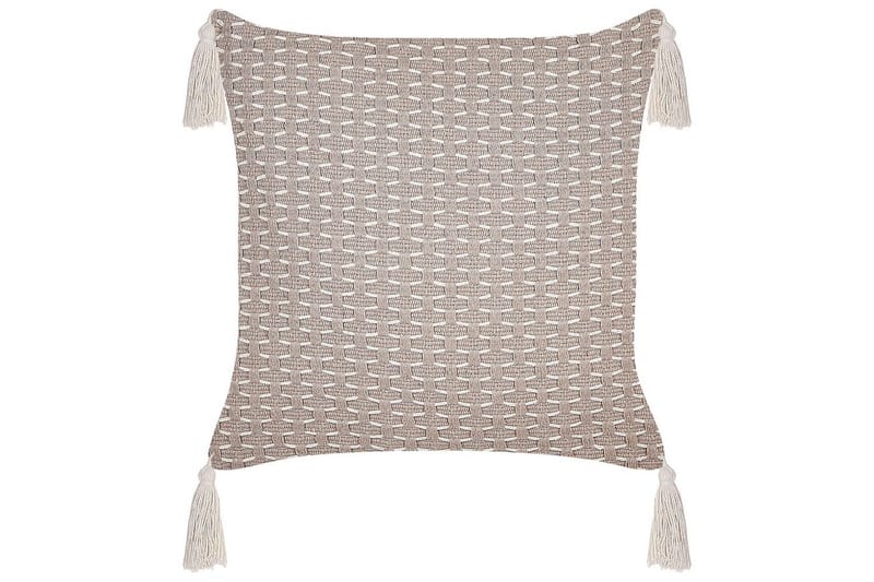 Prydnadskuddar Hakone set om 2 Taupe, Fyrkantig - Taupe, Fyrkantig - Textil & mattor - Filtar, kuddar & plädar - Utekudde