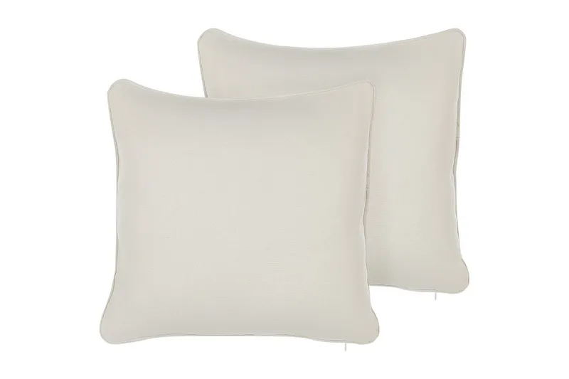 Prydnadskuddar Heliotrope set om 2 Fyrkantig, Fyrkantig