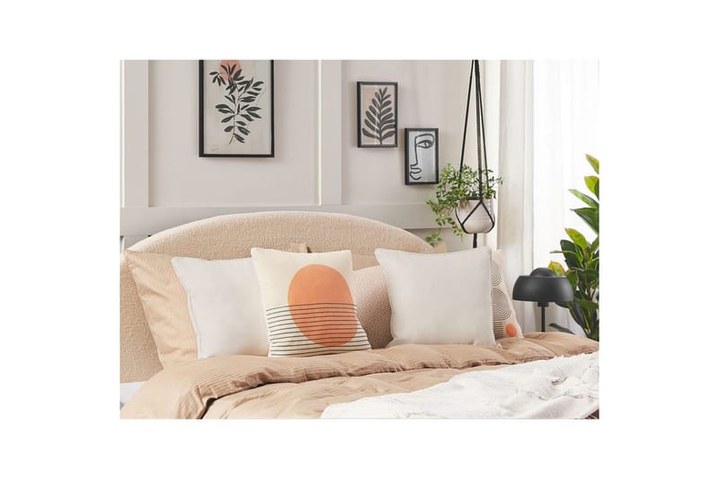 Prydnadskuddar Heliotrope set om 2 Fyrkantig - Fyrkantig - Textil & mattor - Filtar, kuddar & plädar - Utekudde