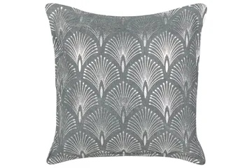 Prydnadskuddar Hoya set om 2 Grå/Silver - Grå/Silver - Textil & mattor - Filtar, kuddar & plädar - Utekudde